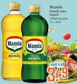 Klaas und Kock Mazola Keimöl oder Rapsöl Angebot