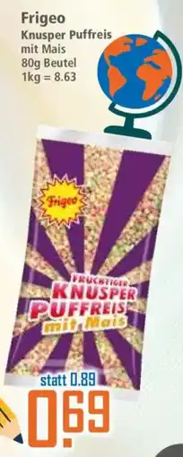 Klaas und Kock Frigeo Knusper Pufffreis mit Mais Angebot