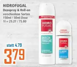 Klaas und Kock HIDROFUGAL Deospray & Roll-on Angebot