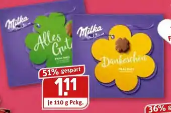 REWE Kaufpark Milka Pralinés 110g Angebot