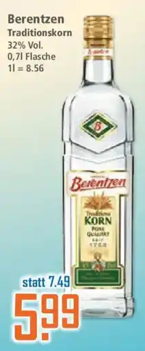 Klaas und Kock Berentzen Traditionskorn Angebot