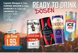 Klaas und Kock Captain Morgan Spiced Gold Cola Angebot