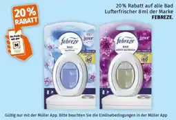 Müller Bad Lufterfrischer 8 ml der Marke FEBREZE Angebot