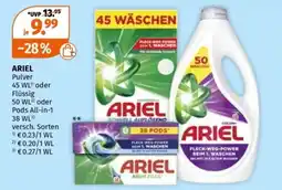 Müller ARIEL Waschmittel Angebot