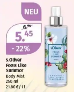 Müller s.Oliver Feels Like Summer Body Mist Angebot