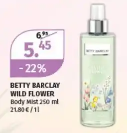 Müller BETTY BARCLAY WILD FLOWER Body Mist Angebot