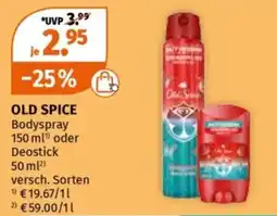 Müller Old Spice Bodyspray Angebot