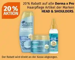 Müller Derma x Pro Haarpflege Artikel der Marken HEAD & SHOULDERS Angebot