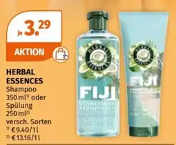 Müller HERBAL ESSENCES Shampoo Angebot