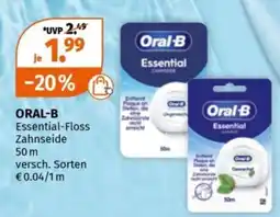 Müller ORAL-B Essential-Floss Zahnseide Angebot