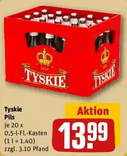 REWE Tyskie Pils Angebot