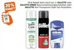 Müller GILLETTE Rasurvorbereitungsprodukte Angebot