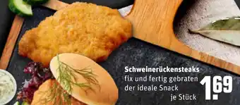 REWE Kaufpark Schweinerückensteaks Angebot