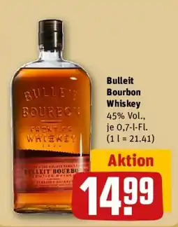 REWE Bulleit Bourbon Whiskey Angebot