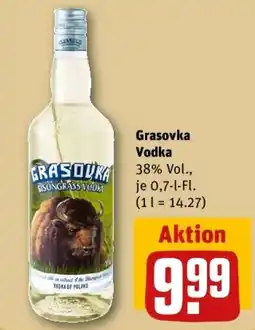 REWE Grasovka Vodka Angebot