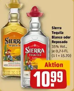 REWE Sierra Tequila Blanco oder Reposado Angebot