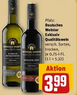REWE Deutsches Weintor Exklusiv Qualitätswein Angebot