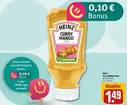 REWE Heinz Curry Mango Sauce Angebot