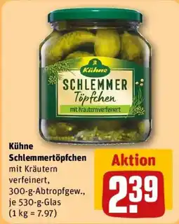 REWE Kühne Schlemmertöpfchen Angebot