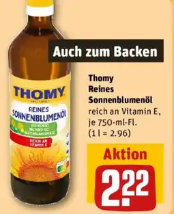 REWE Thomy Reines Sonnenblumenöl Angebot