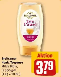 REWE Breitsamer Honig Teepause Angebot