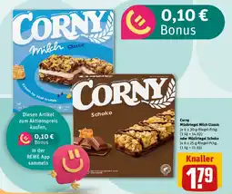 REWE Corny Müsliriegel Milch Classic Angebot