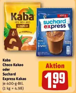 REWE Kaba Choco Kakao oder Suchard Express Kakao Angebot