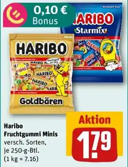 REWE Haribo Fruchtgummi Minis Angebot