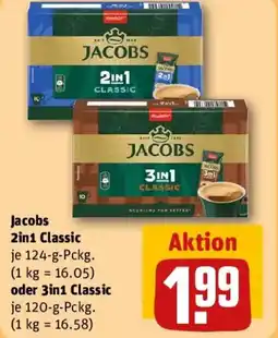 REWE Jacobs 2in1 Classic oder 3in1 Classic Angebot