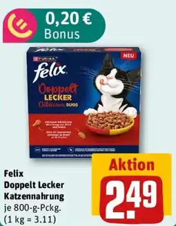 REWE Felix Doppelt Lecker Katzennahrung Angebot