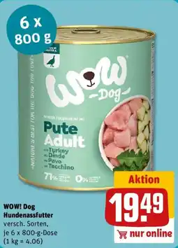 REWE WOW! Dog Hundenassfutter Angebot