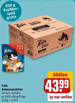 REWE Felix Katzennassfutter Angebot