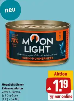REWE Moonlight Dinner Katzennassfutter Angebot