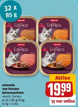 REWE animonda vom Feinsten Katzennassfutter Angebot