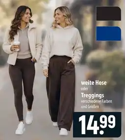 Famila Nord Ost weite Hose oder Treggings Angebot