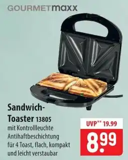 Famila Nord Ost GOURMETmaxx Sandwich- Toaster 13805 Angebot