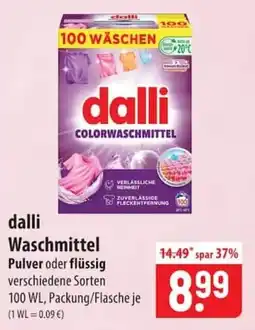Famila Nord Ost dalli Waschmittel Angebot
