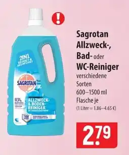 Famila Nord Ost Sagrotan Allzweck-, Bad- oder WC-Reiniger Angebot