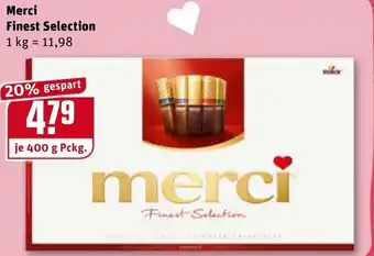 REWE Kaufpark Merci Finest Selection 400g Angebot