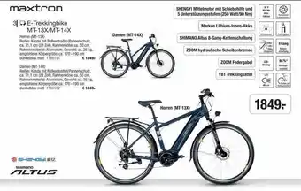 Hagebau Maxtron E-trekkingbike Mt-13x-mt-14x Angebot