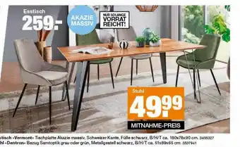 Segmüller Esstisch Vermont Angebot