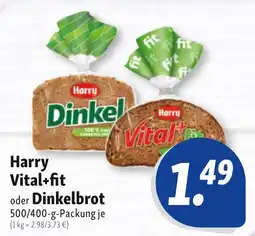 Nah & Frisch Harry Vital+fit oder Dinkelbrot Angebot