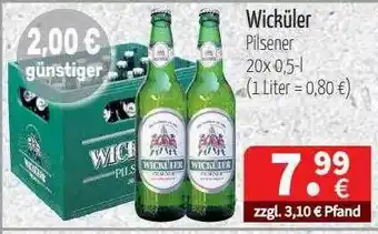 Getränke Quelle Wicküler Pilsener Angebot