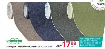 Hammer Vorwerk Schlingen-teppichboden „beta“ Angebot