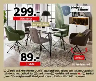 Segmüller Stuhl Und Armlehnstuhl „chilli“ Oder Esstisch Angebot