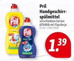 Nah & Frisch Pril Handgeschirrspülmittel Angebot