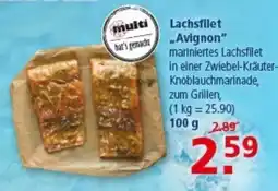 Multi Markt Lachsfilet "Avignon" Angebot
