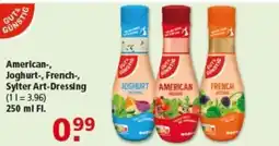 Multi Markt GUT & GÜNSTIG American-, Joghurt-, French-, Sylter Art-Dressing Angebot
