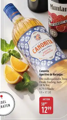 Galeria Markthalle Canonita Aperitivo de Naranjas Angebot