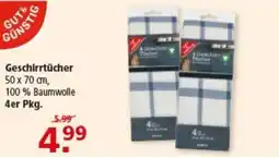 Multi Markt Geschirrtücher Angebot